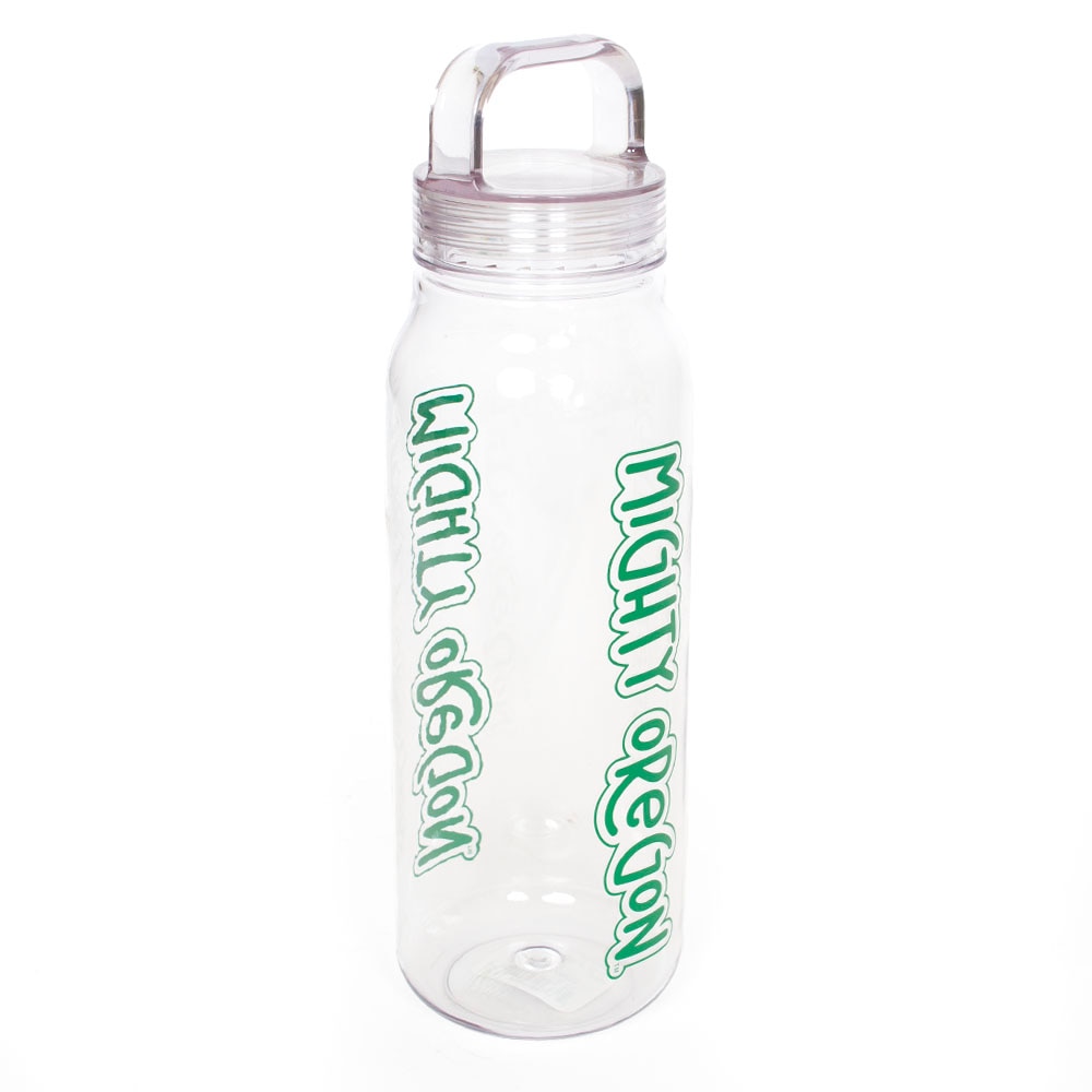 Mighty Oregon, Spirit Product, Green, Water Bottles, Home & Auto, Clear, 38 ounce, H2GO, Glint, Single Walled, Copolyester, Handle, 963157